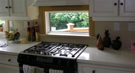 can you put a range cooker under a window